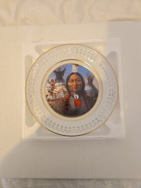 Limited Edition 'Sitting Bull' Collector Plate by The Bradford Exchange